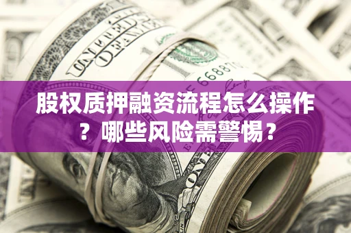 济南股权质押融资流程怎么操作？哪些风险需警惕？