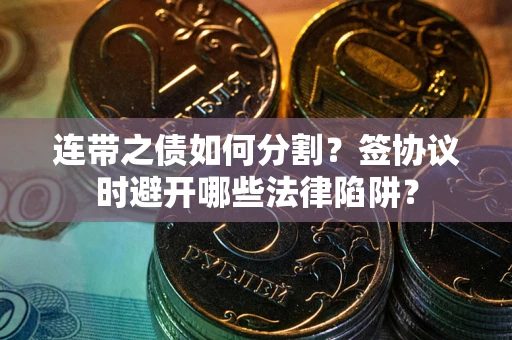 济南连带之债如何分割？签协议时避开哪些法律陷阱？