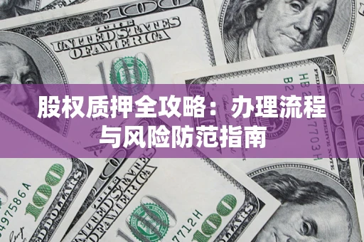 济南股权质押全攻略：办理流程与风险防范指南